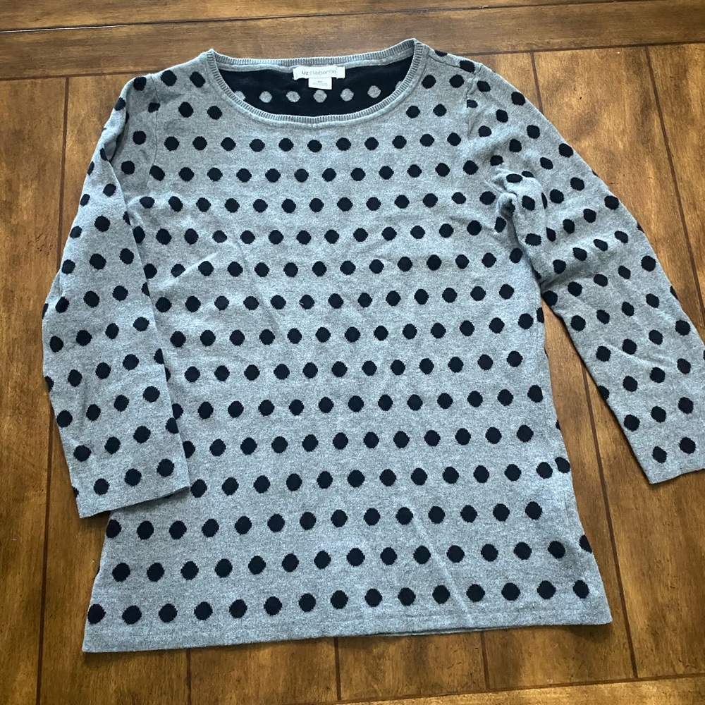 Women’s Liz Claiborne 3/4 Sleeve Sweater Sz M